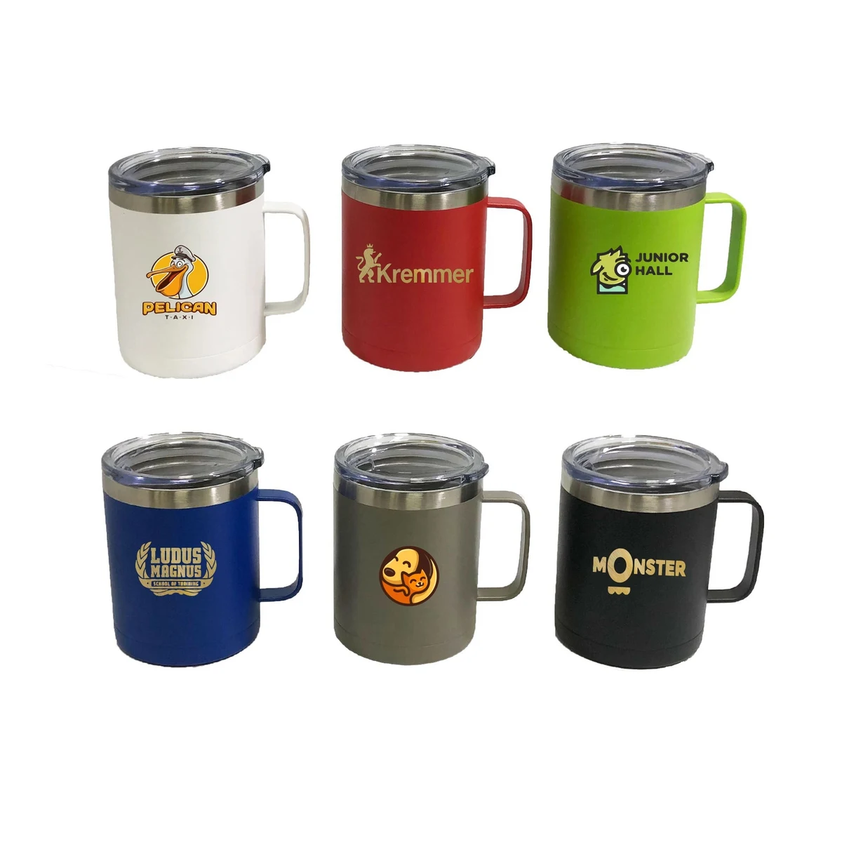 14oz. SS Vacuum Camping Mug W/Handle 1