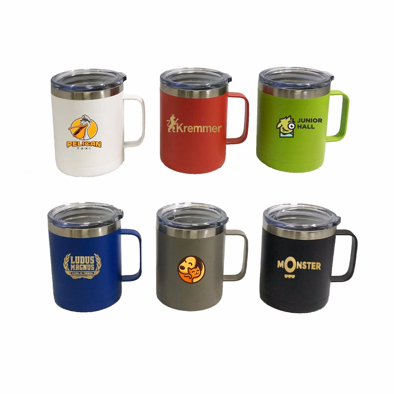 14oz. SS Vacuum Camping Mug W/Handle