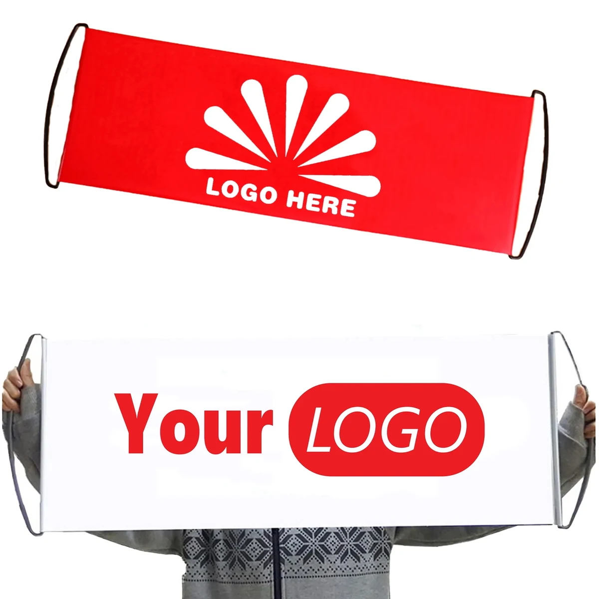 Retractable Self-retracted Scroll Banner With Handles 1