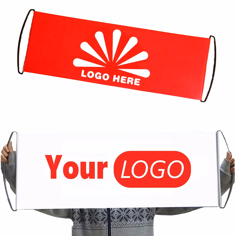 Retractable Self-retracted Scroll Banner With Handles