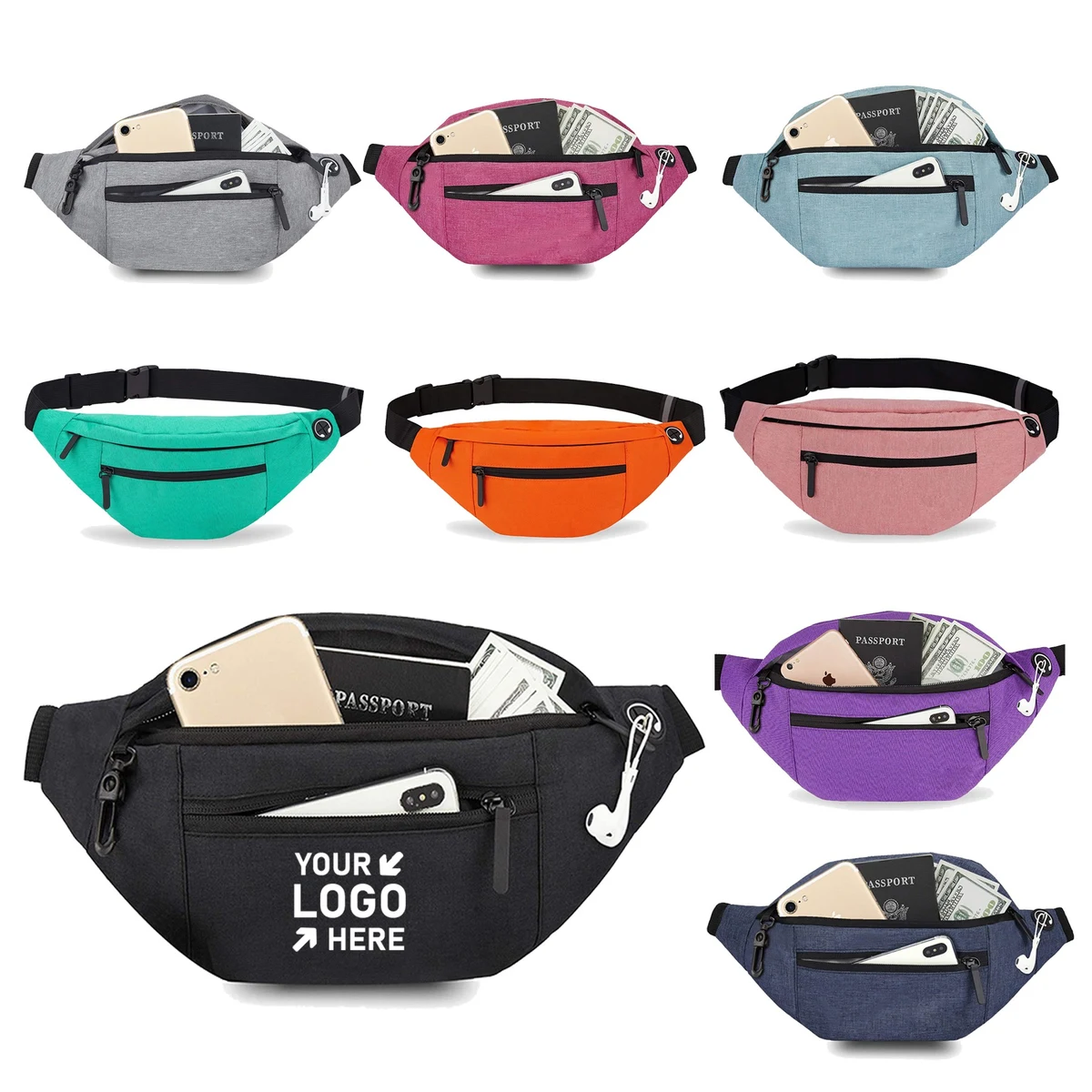 Multiple Pocket Hip Pack 1