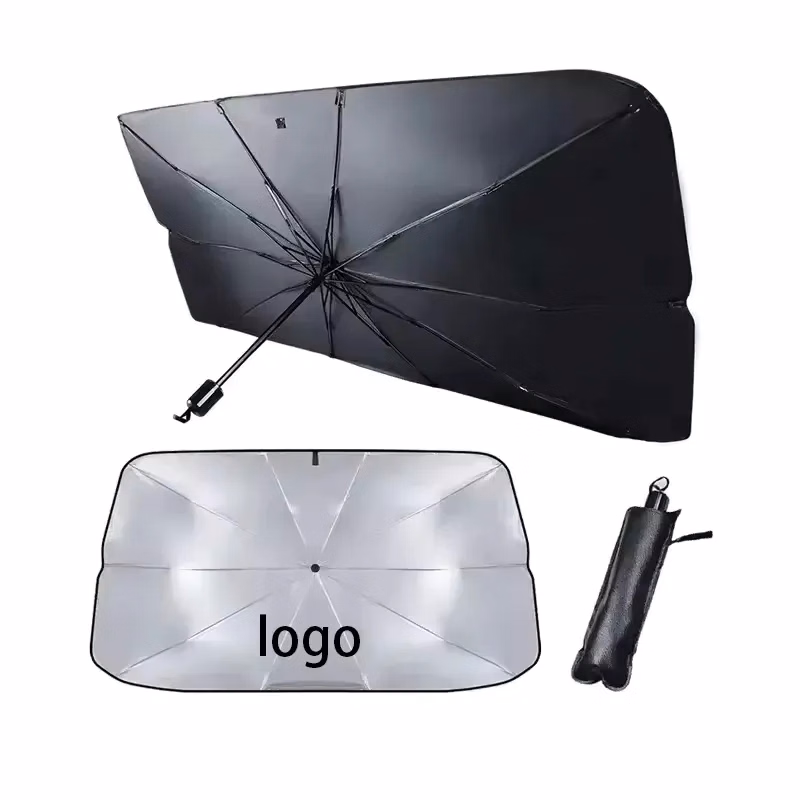 Foldable car sunshade umbrella
