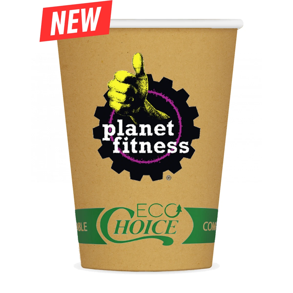 16 Oz. Kraft Paper Cup, Digital 1
