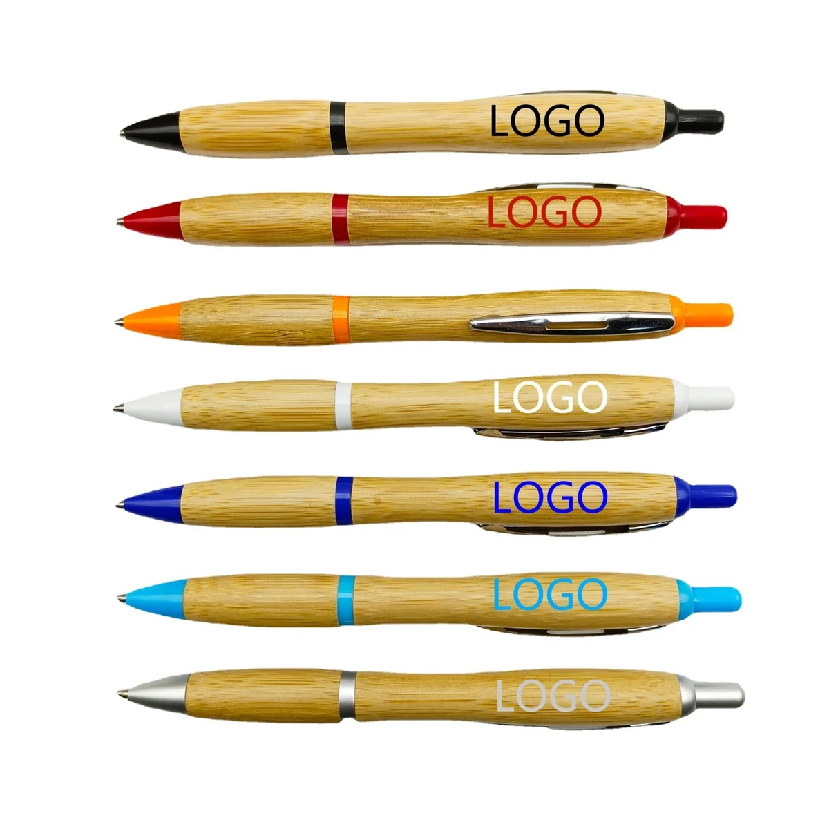 Gourd Shape Bamboo Ballpoint Pen 1