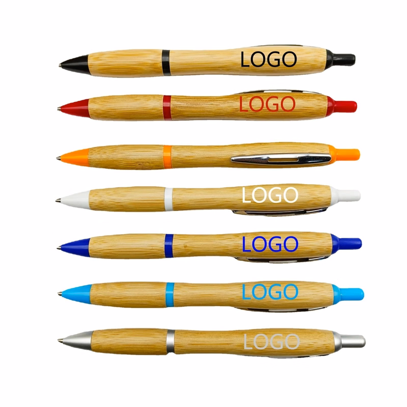 Gourd Shape Bamboo Ballpoint Pen