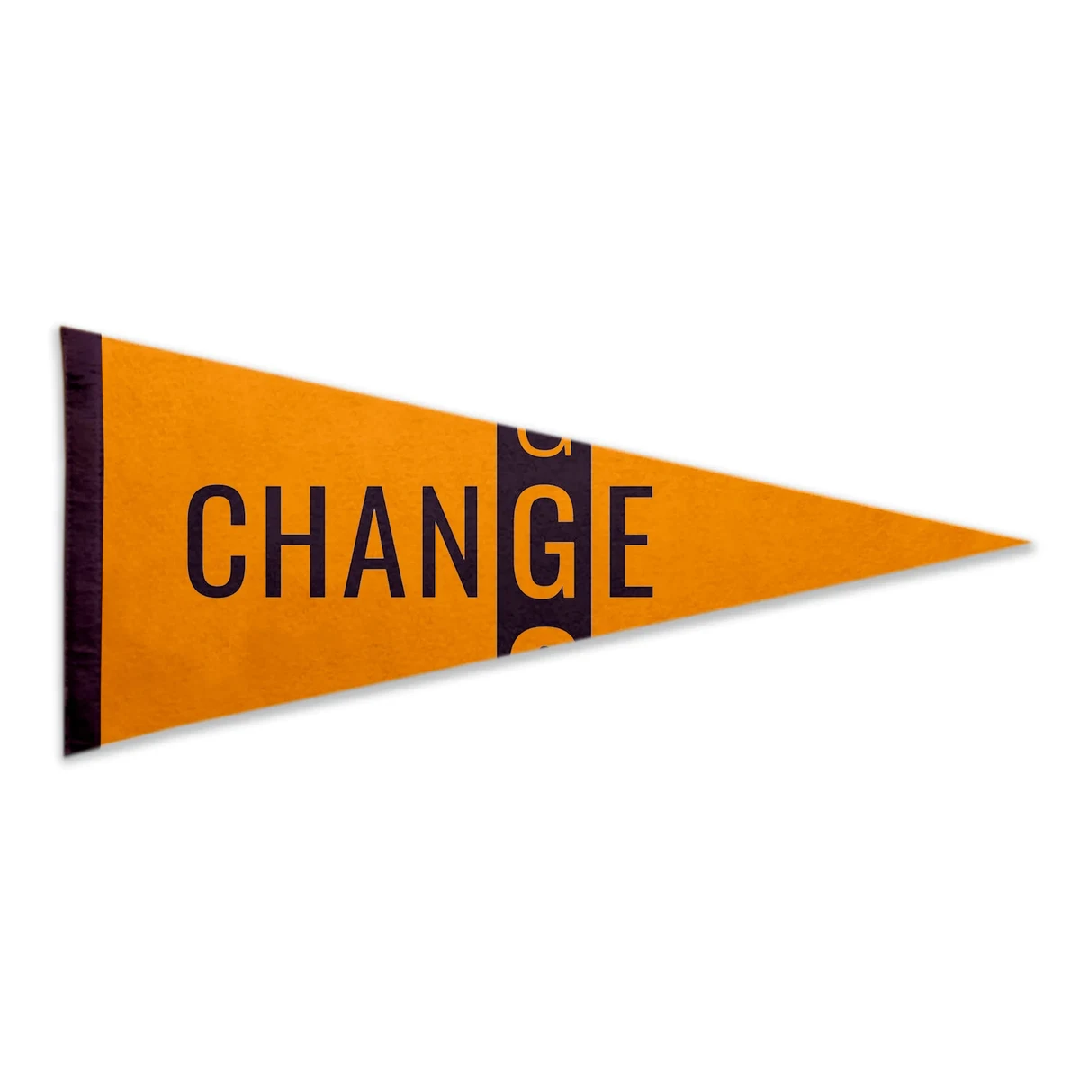 17" x 40" Acrylic Felt Pennant without Pole - Silk Screen 1
