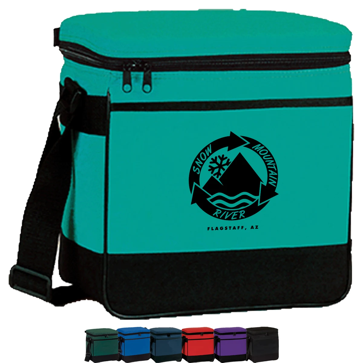 Premium Insulated 12 Pack Lunch Cooler Bag w/ Heat Sealed Reinforced Bottom (10" x 11" x 7") 1