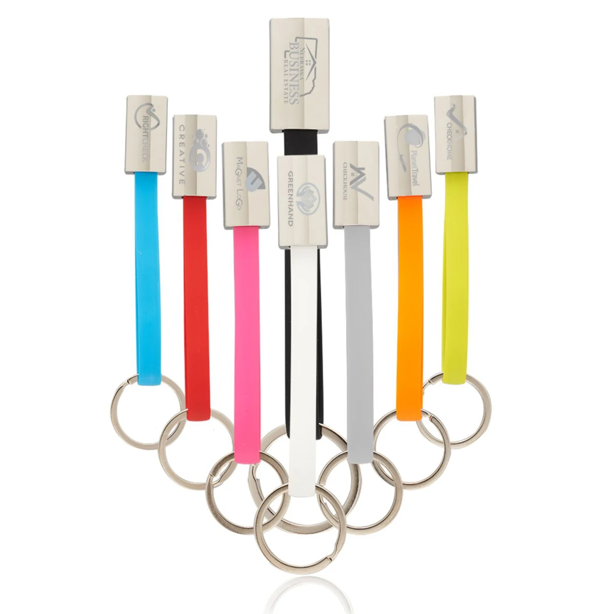 Keychain Dual USB Charging Cable 1