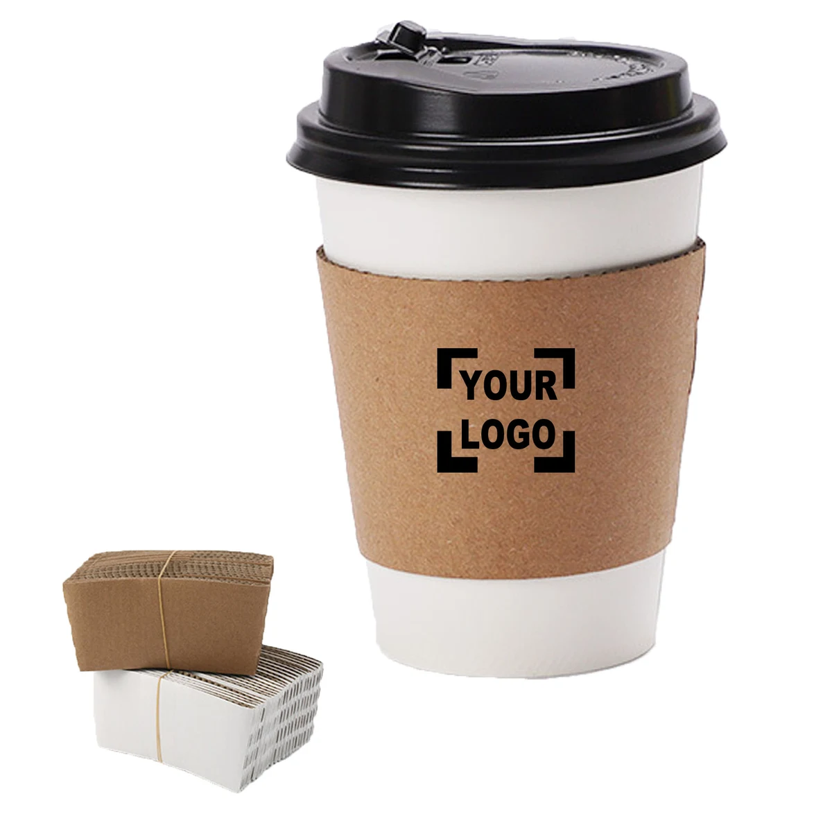 Disposable Coffee Cup Anti Scald Sleeve 1