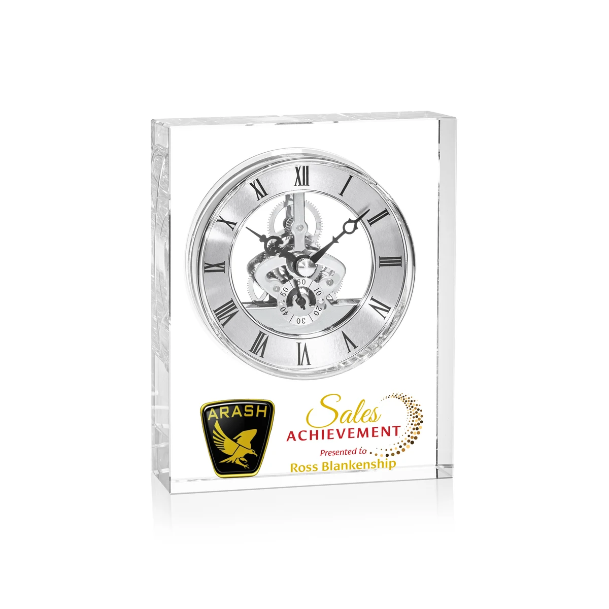Ashland Silver VividPrint™ Clock 1