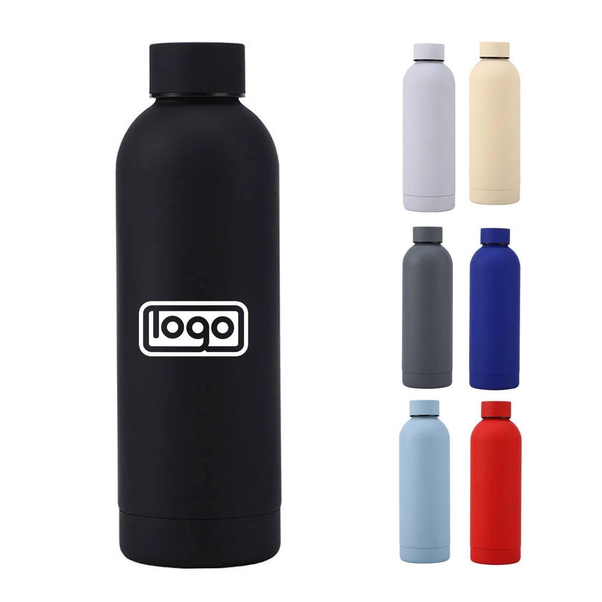 35oz customizable Stainless steel thermos cup, custom water bottle with logo imprint 1