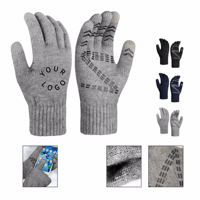 Warm Tech-Compatible Gloves with Cozy Interior