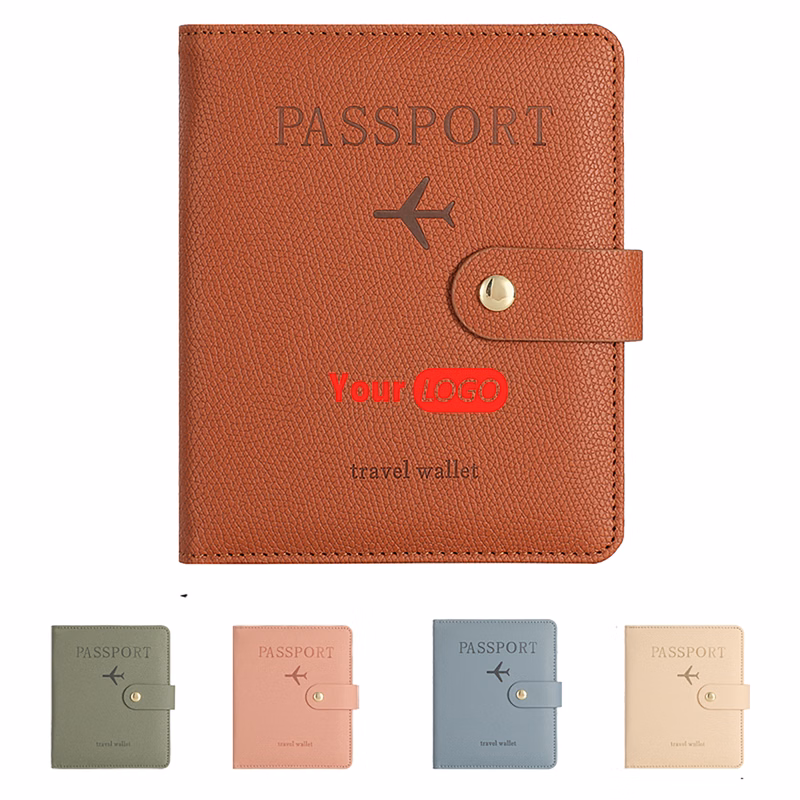 RFID-Blocking Travel Passport Organizer with Ticket Pocket