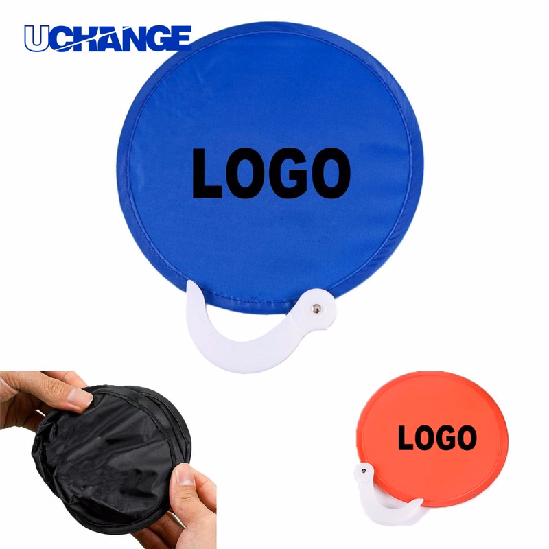 Full Color Foldable Handheld Round Fan