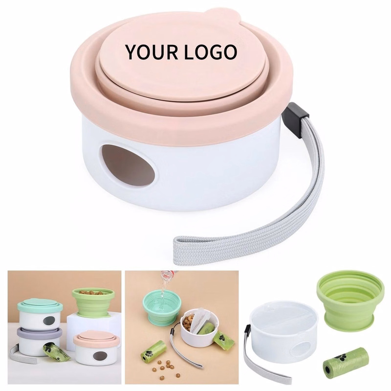 Travel Kit for Pets with Foldable Bowl