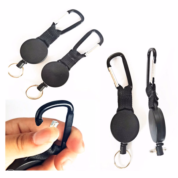 Retractable Badge Reel W/ Carabiner