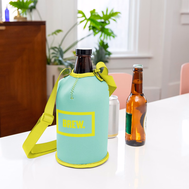 NEOPRENE GROWLER COVER WITH STRAP