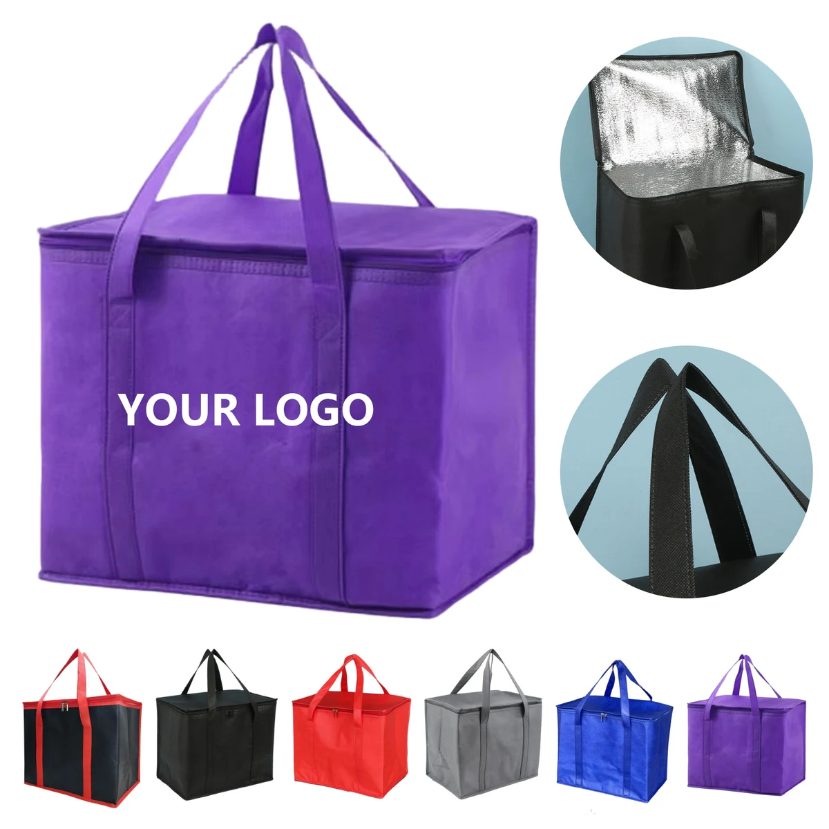 Non Woven Stand Up Shopping Tote With Reinforced Handle 1
