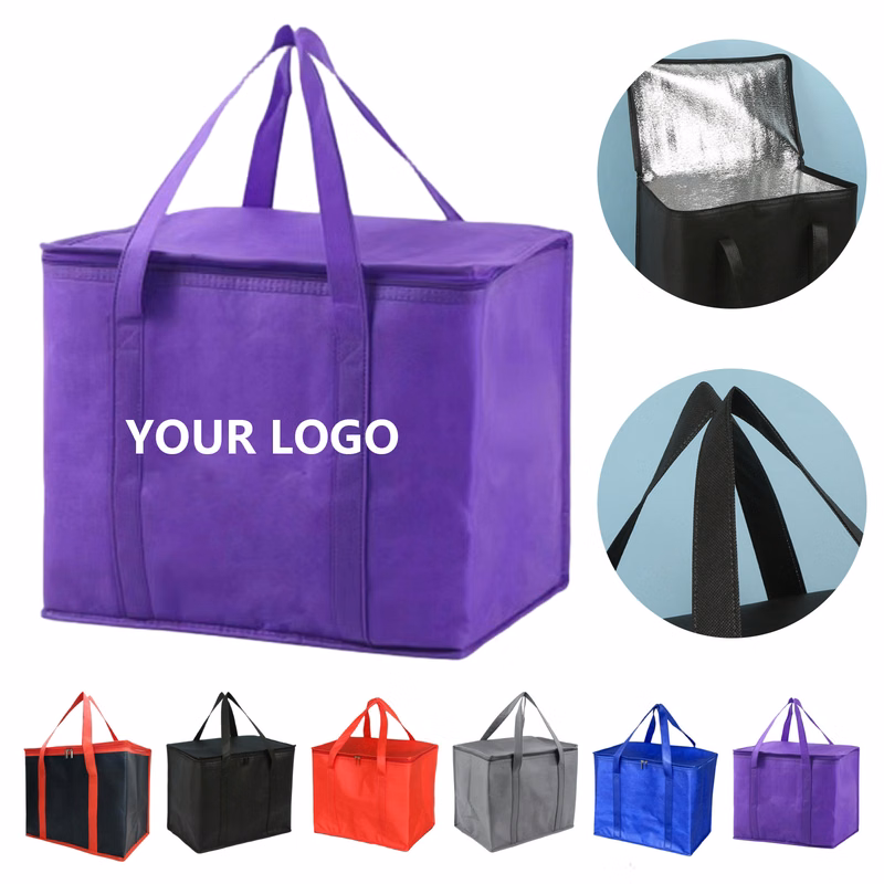 Non Woven Stand Up Shopping Tote With Reinforced Handle
