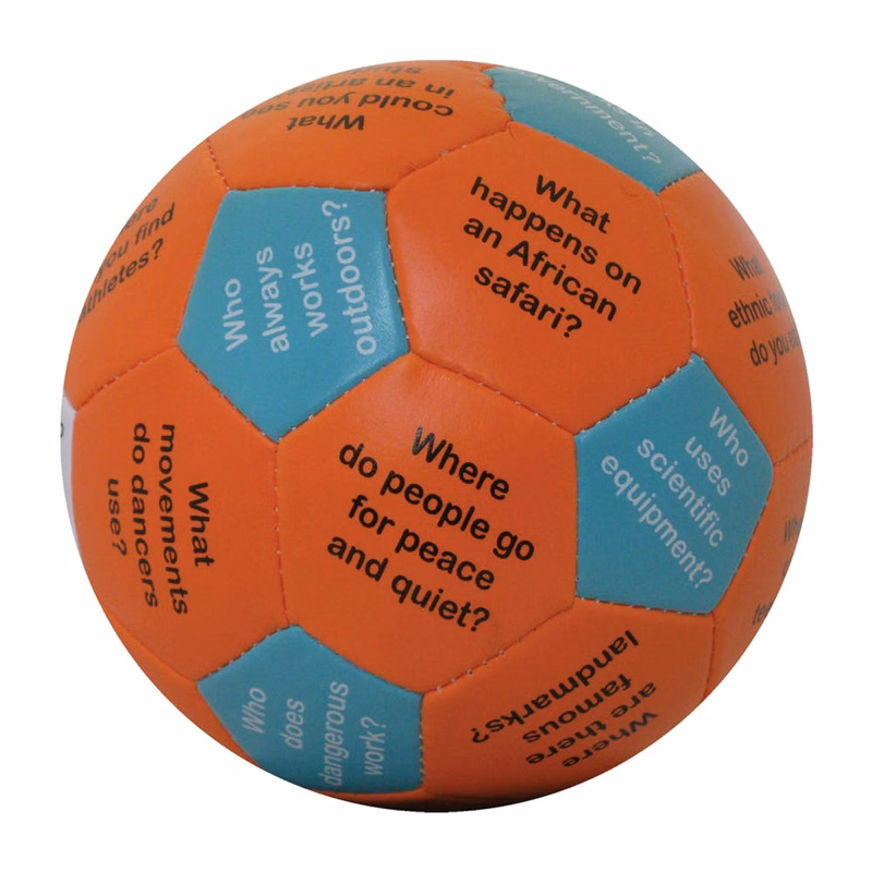 Thumball: People Places and Things - Orange Blue 4"