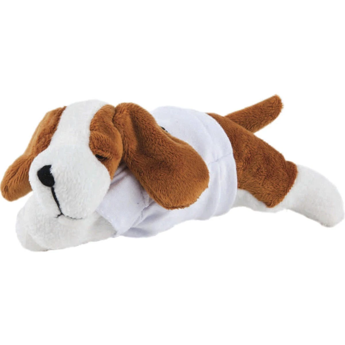 So Soft 8" Laying Beanie Basset Hound 1