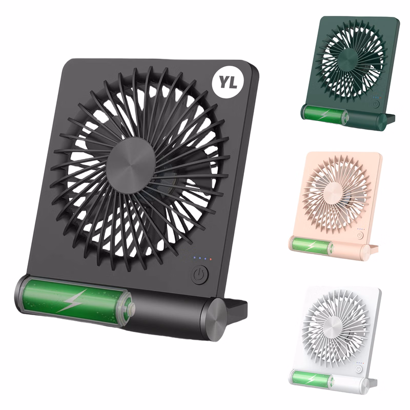 Adjustable Mini Fan - Long-Lasting 2000mAh Power