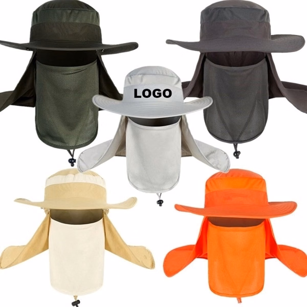 Fishing quick-drying hat with mask