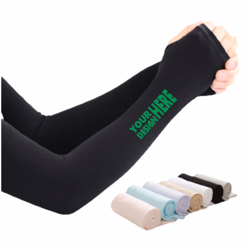 UPF 50+ Ice Silk Arm Sleeves for Outdoor