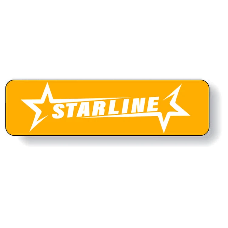 Fluorescent Orange Flexo-Printed Stock Rectangle Roll Labels (0.75"x2.75") 1