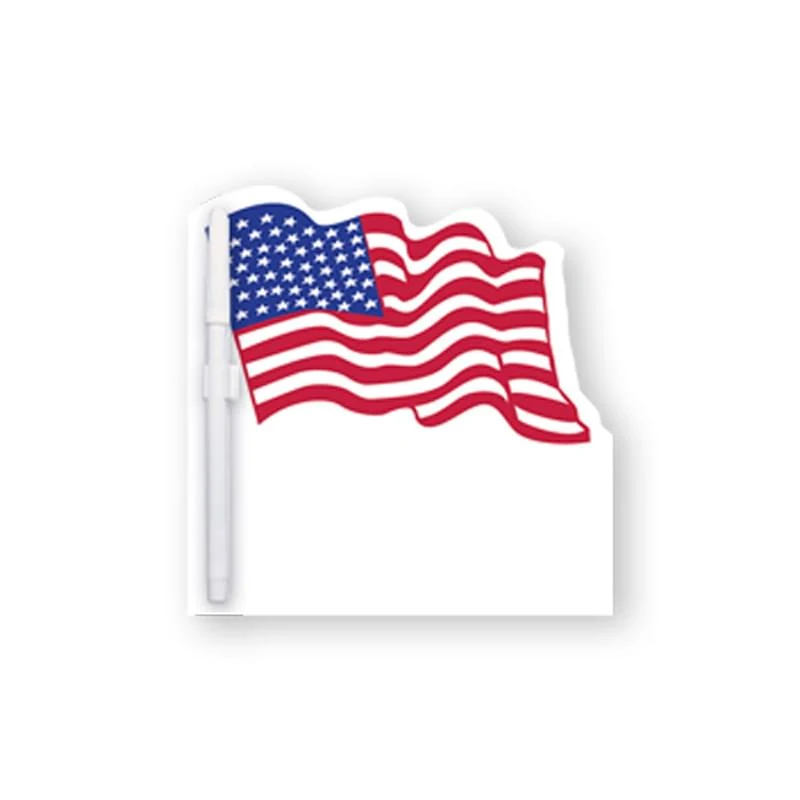 8"X8" American Flag Memo Board w/Magnets or Tape 1