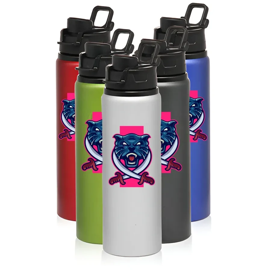 Carry Mate Aluminum Bottles with Snap Lid, custom water bottle with logo imprint 1