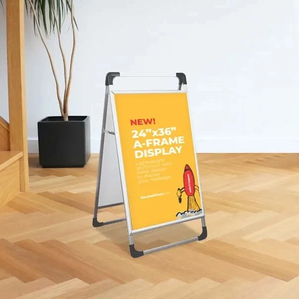 24"x36" Aluminum A-Frame Display 1