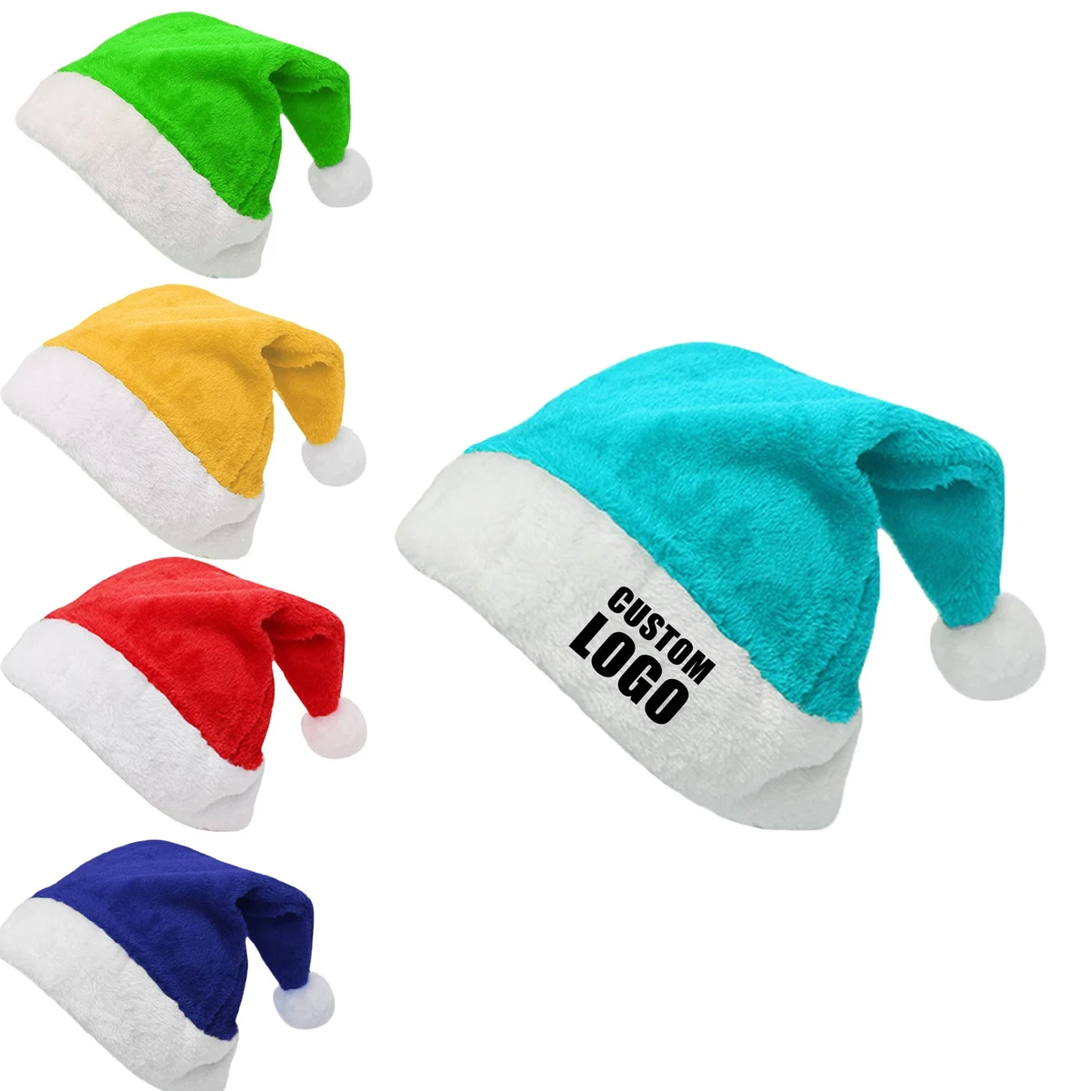 MOQ 10 pcs Adult Festive Santa Hat 1