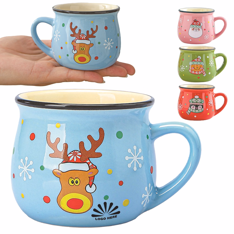 Customizable Ceramic Christmas Dessert Cup