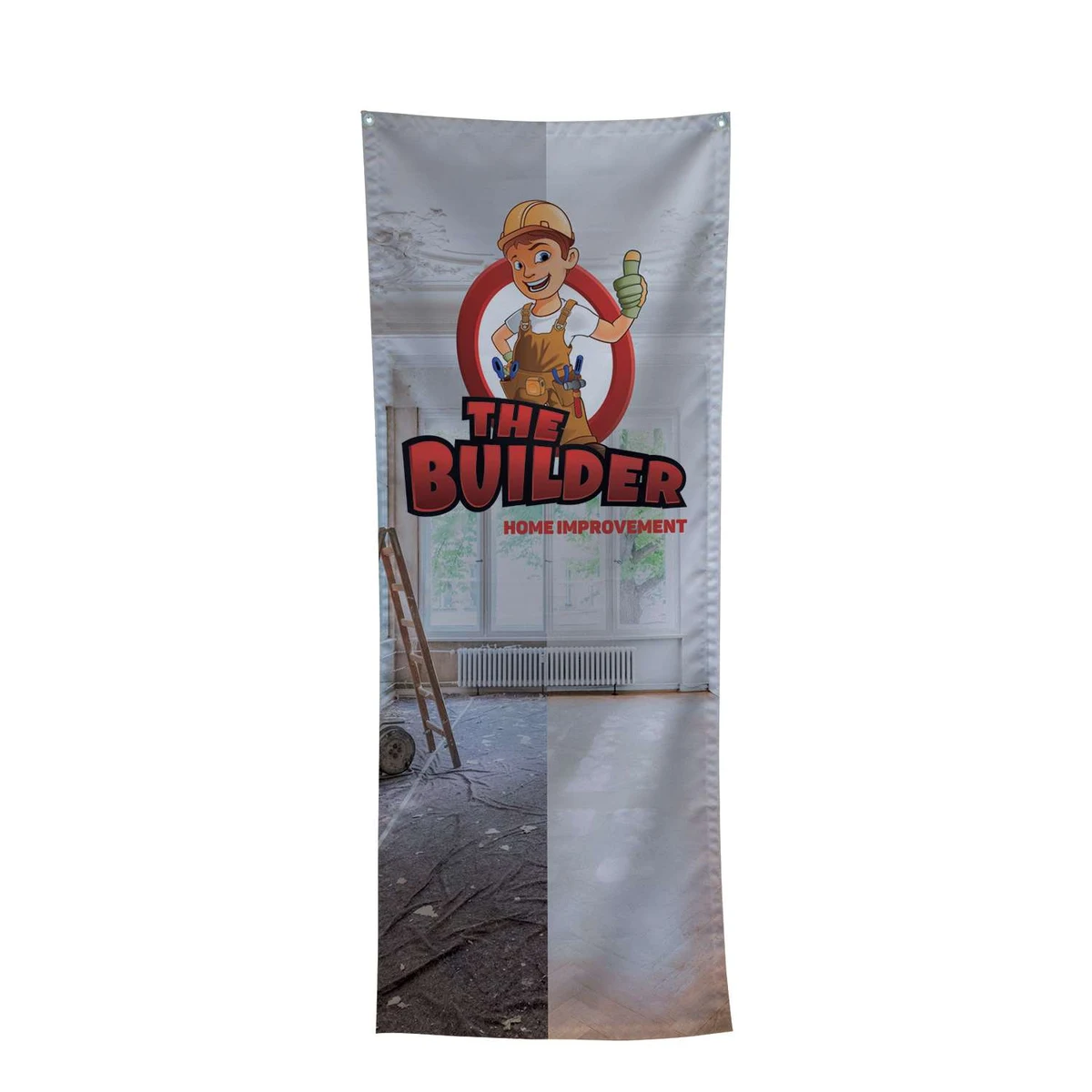 24"W x 60"H Pipe and Drape Banner Kit 1