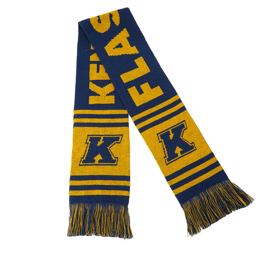 Custom Circular Knit Acrylic Scarf with Tassel - 57"x6.7" 1
