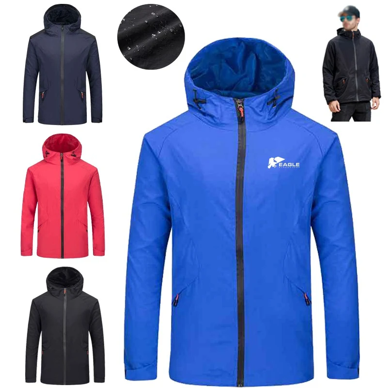 Men's Windproof with Hidden Hood for Fishing Thin Thickness Cycling Jacket 1
