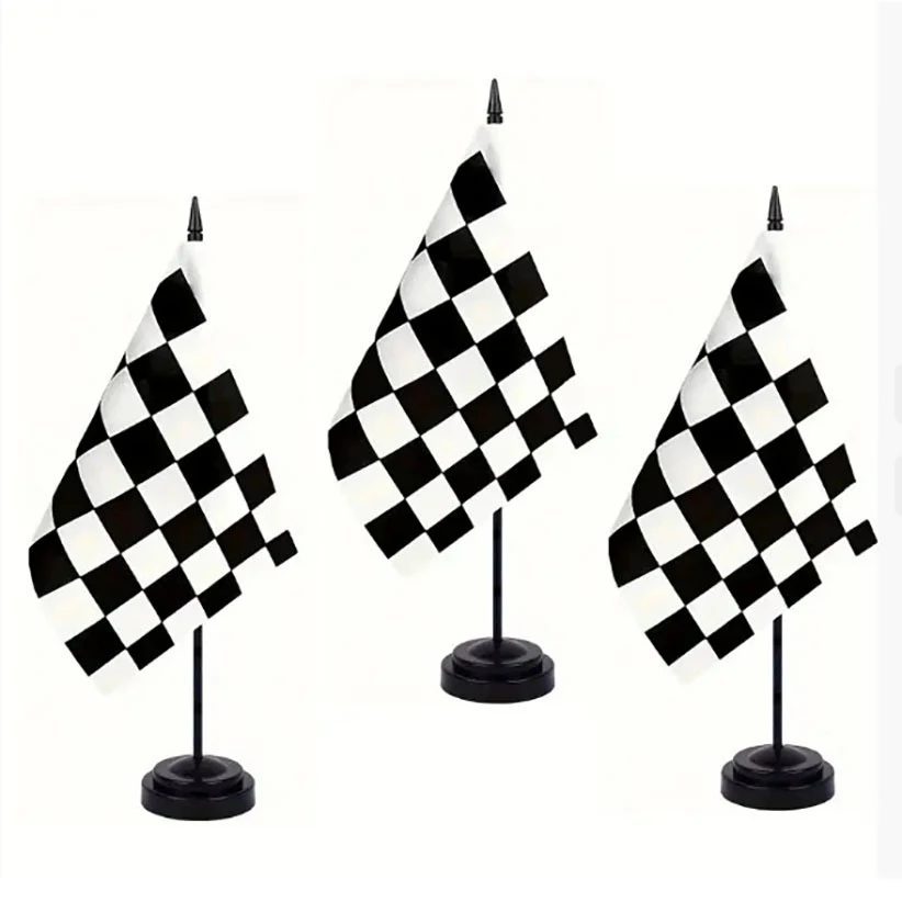 Stick Flag with Black Plastic Base 1