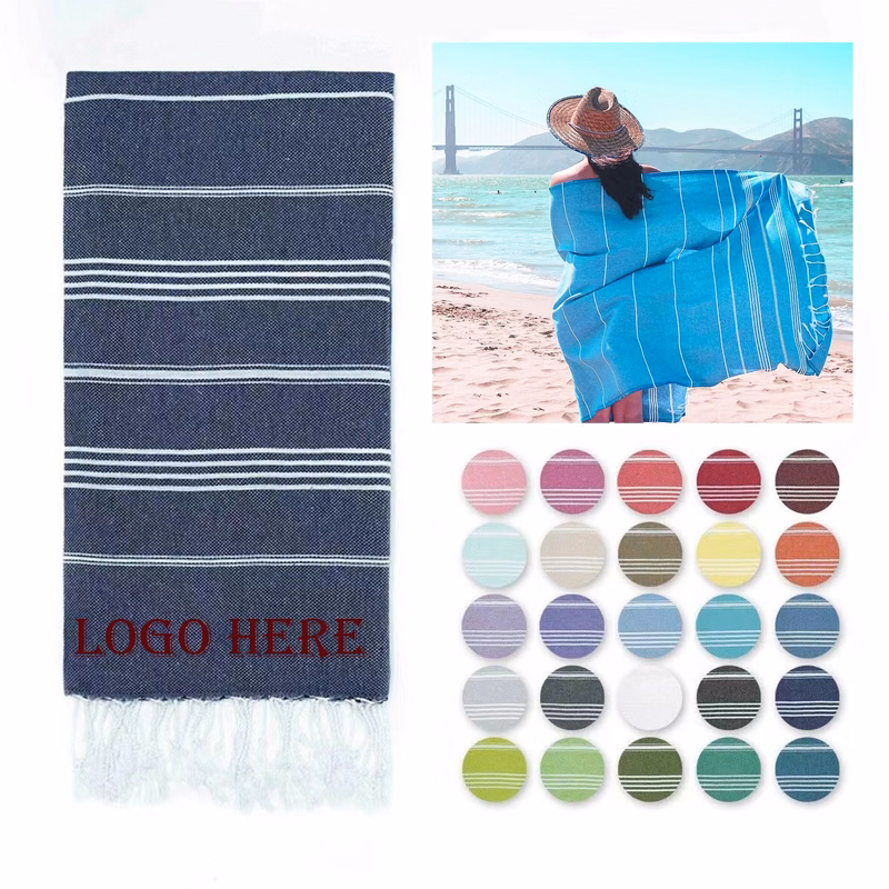 Custom 100% Turkish Cotton Sand Free Quick Dry Towel