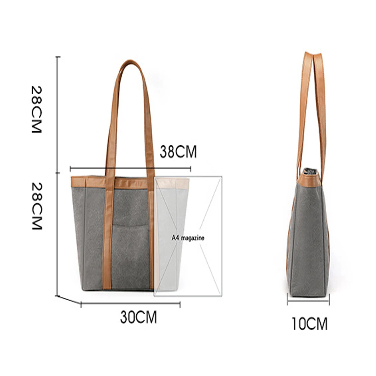 Heavy Duty Deluxe Tote Bag, custom tote bag with logo imprint 1