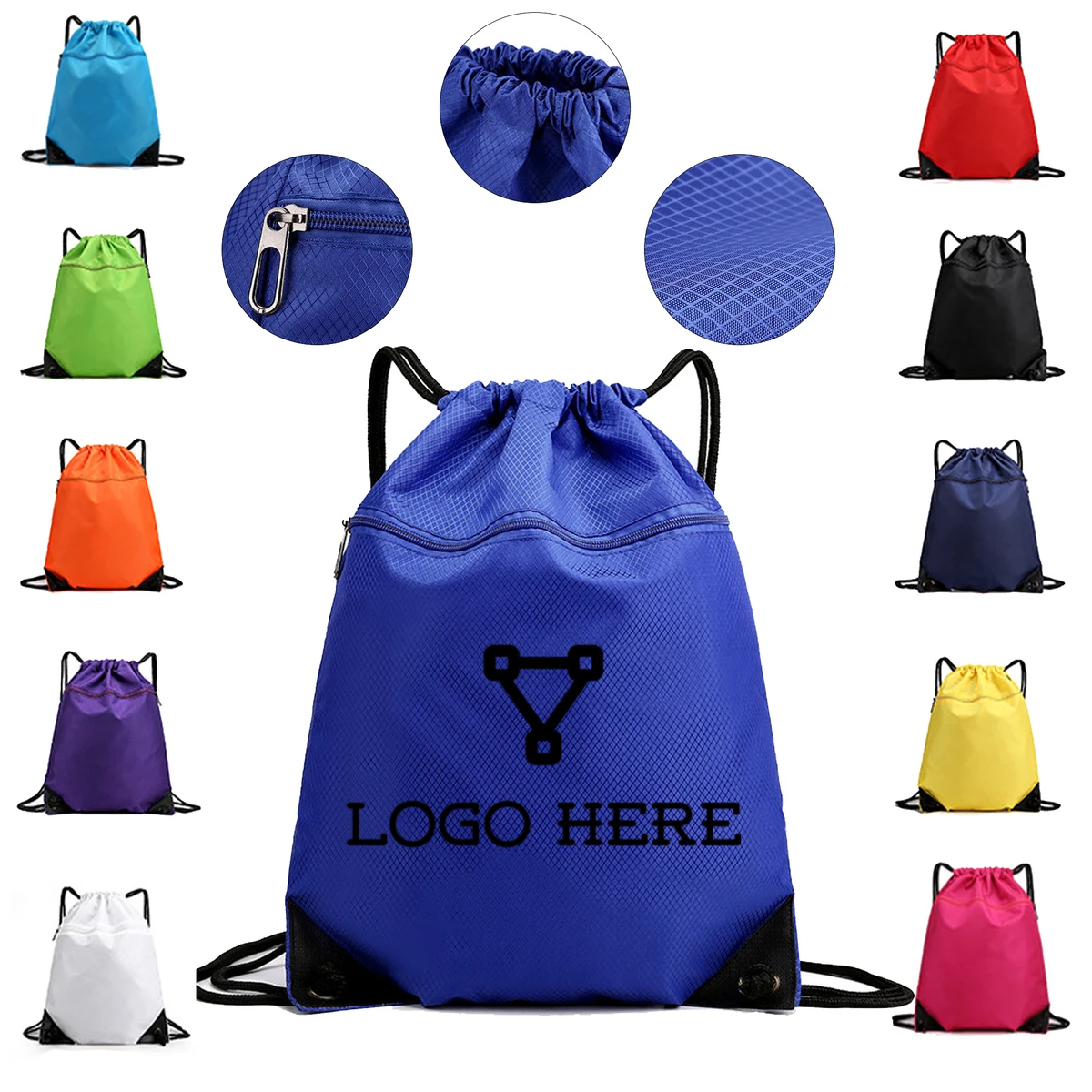Large Sport Drawstring Bag 1