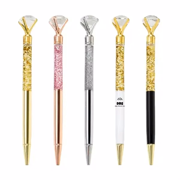 Metal Crystal-Decorated Diamond Pen