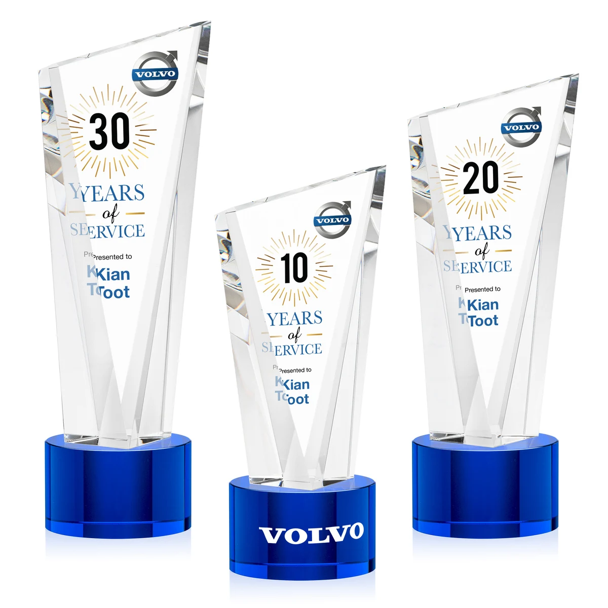 Plymouth VividPrint™ Award on Marvel Base - Blue 1