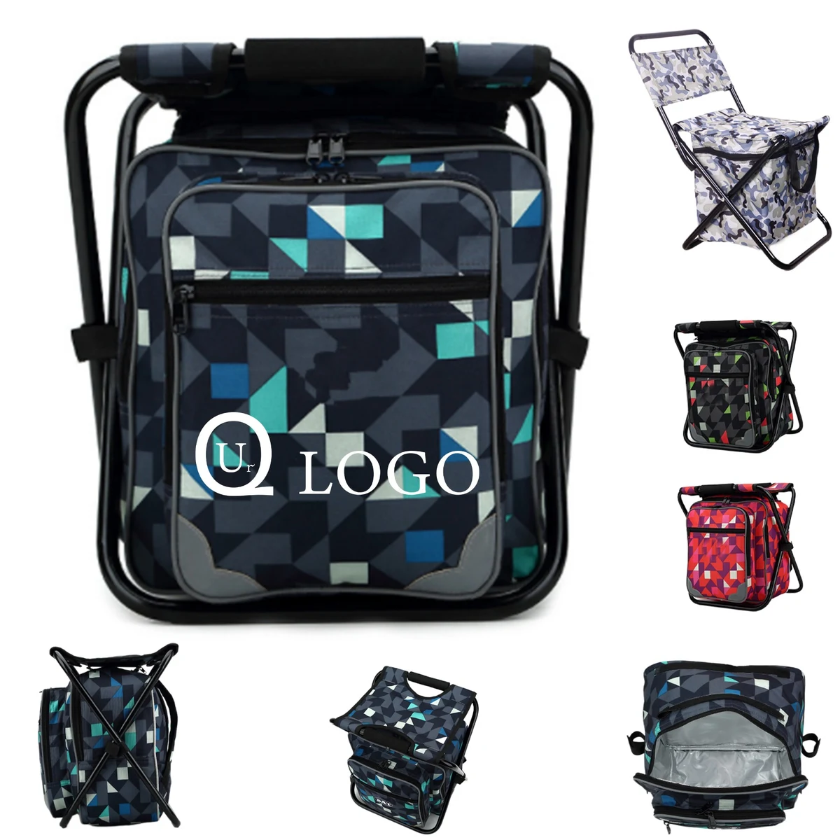 Folding Stool Cooler Bag 1