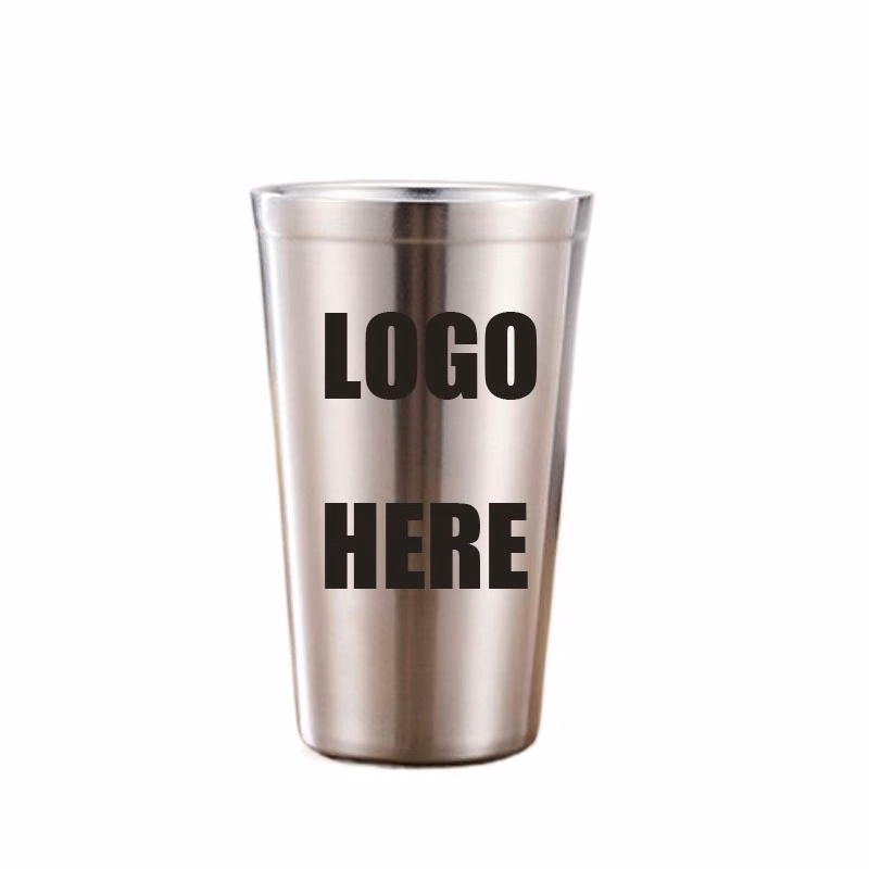 Custom 16 oz Stackable Stainless Steel Cups