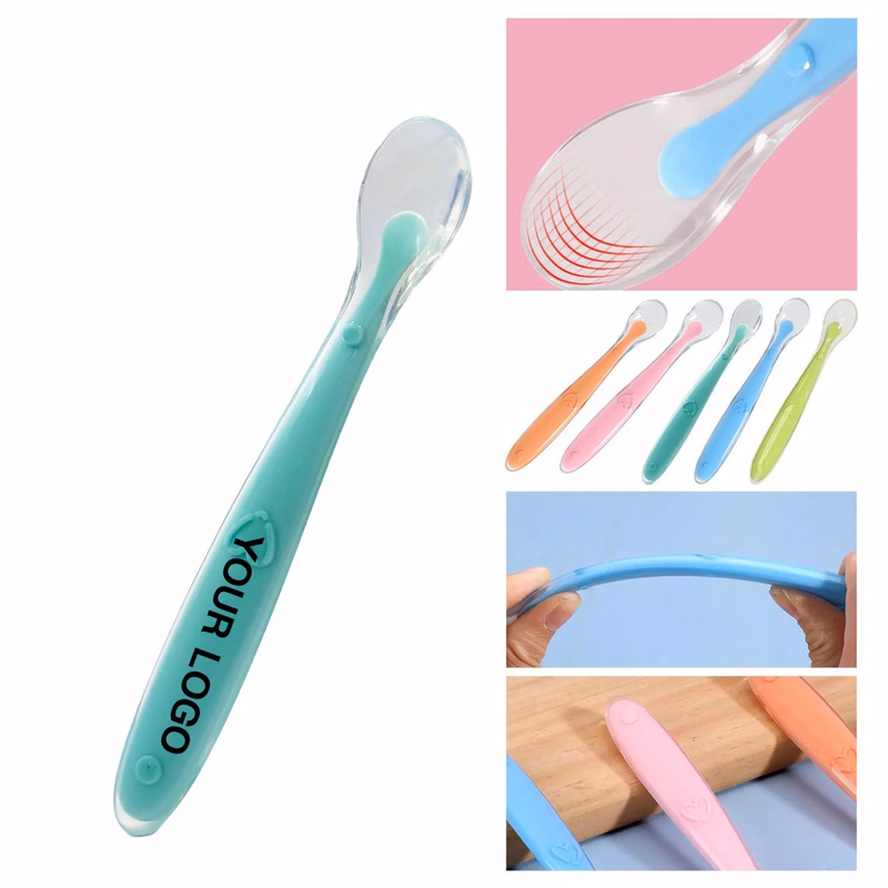 Baby Feeding Spoon Made of Safe Silicone
