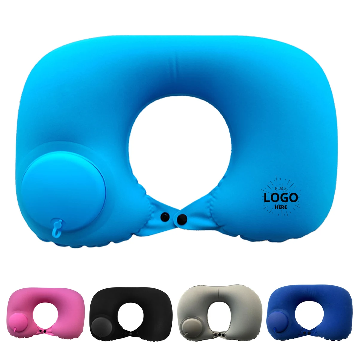Press Type Inflatable U-shaped Pillow 1
