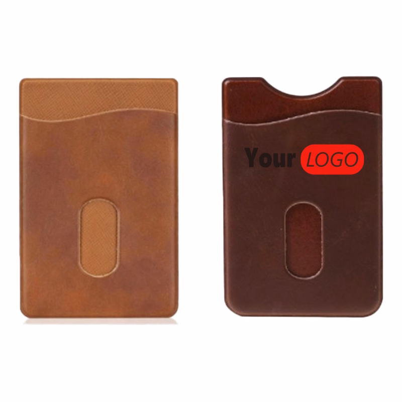 Leather Phone Card Holder