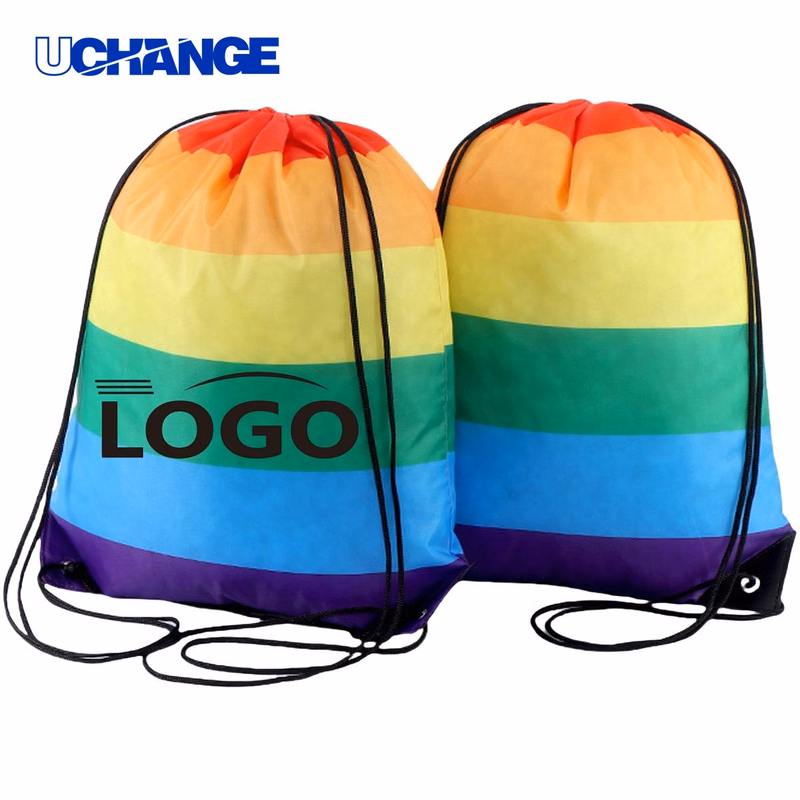 Rainbow Drawstring Bag