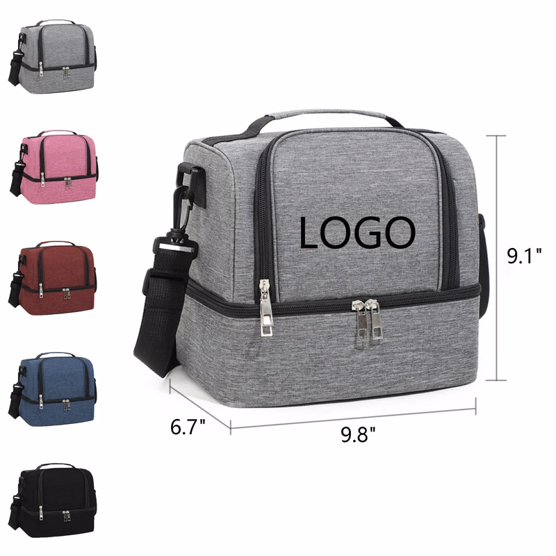 Double-Layer Insulated lunch bag